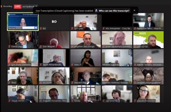 Michal Rimon, the CEO of Access Israel opened the webinar and welcomed the hundreds of guests