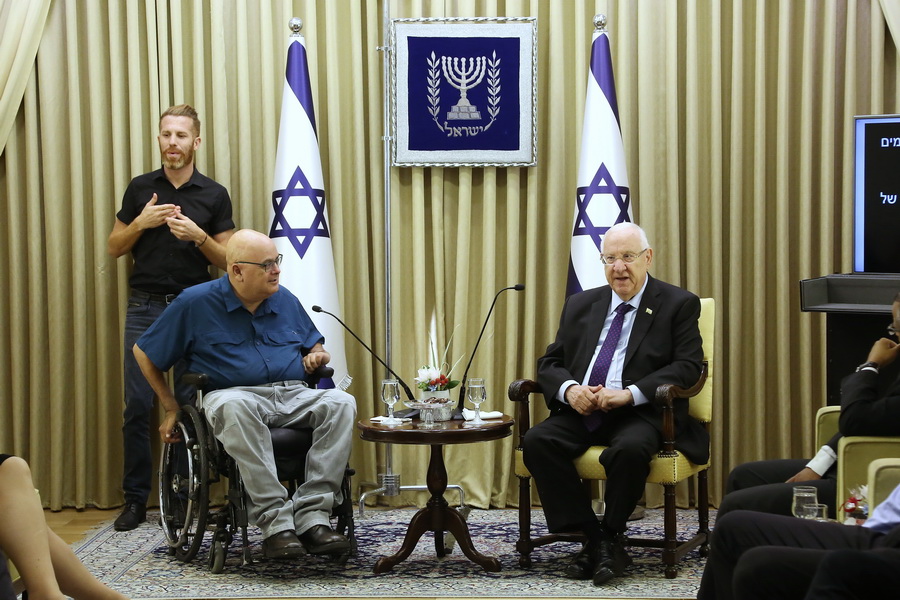 President Reuven Rivlin and Yuval Wagner