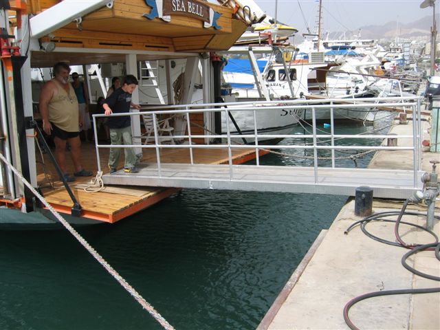 The Seabell's accessible gangway