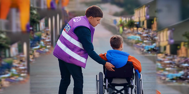 תלמידים למען תלמידים עם מוגבלות בחירום