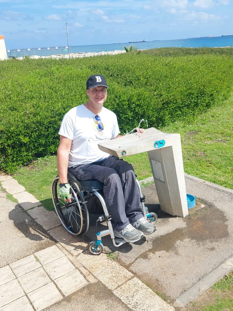 בועז מרחב מנ.י.צ. (נגישות ישראל צפון, בברזייה הנגישה במקום