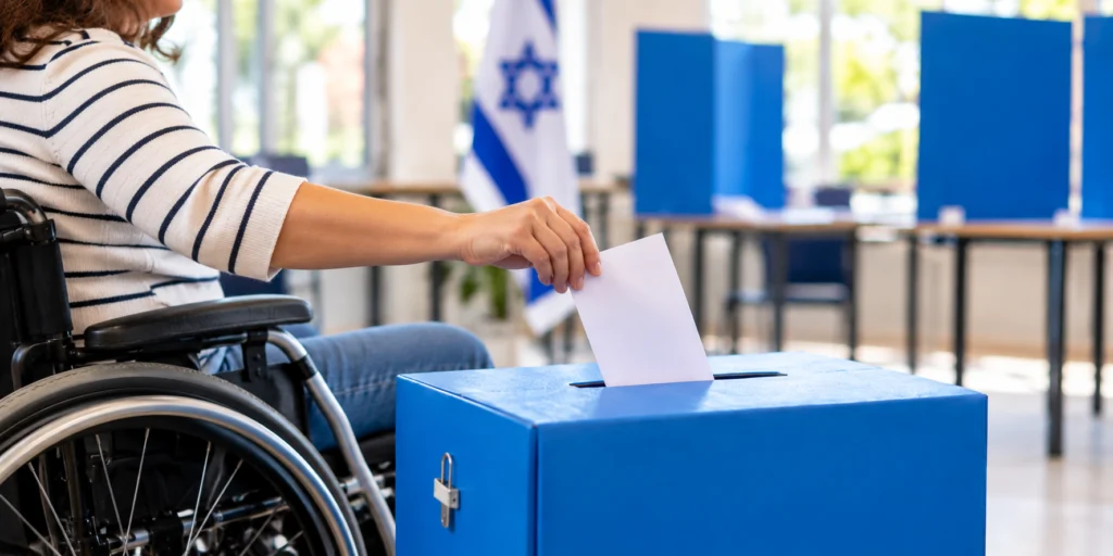 המדריך המלא להצבעה נגישה לאנשים עם מוגבלות לכנסת ה-26